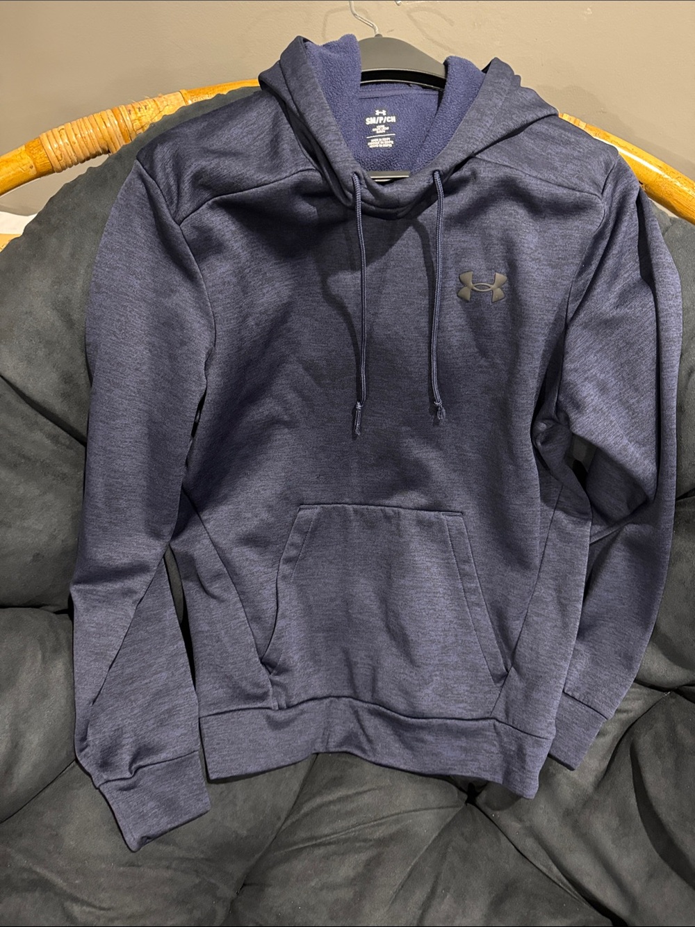 Under Armour Men's Dark Navy Hooded Pullover Sweatshirt